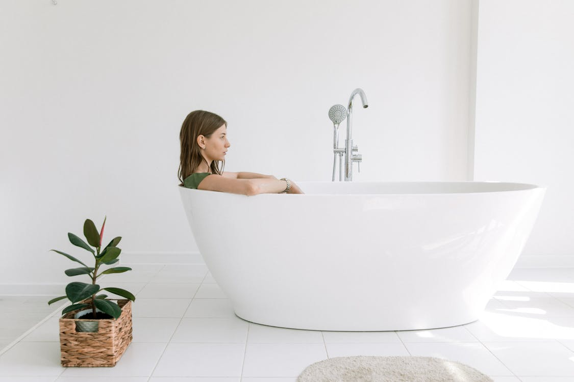 Woman-bathtub